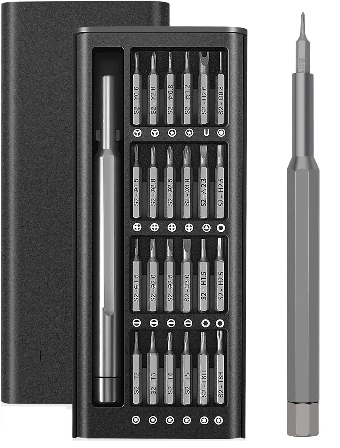 KESI ORNAMENTS 24 in 1 Small Screwdriver Sets, Precision Screwdriver Set for Electronics, Magnetic Screwdriver Set, Micro Screwdriver Kit For Repairing Eyeglasses Watches Electronics Computer,Mobile (B0D6K933N7) Amazon Price History, Amazon Price Tracker
