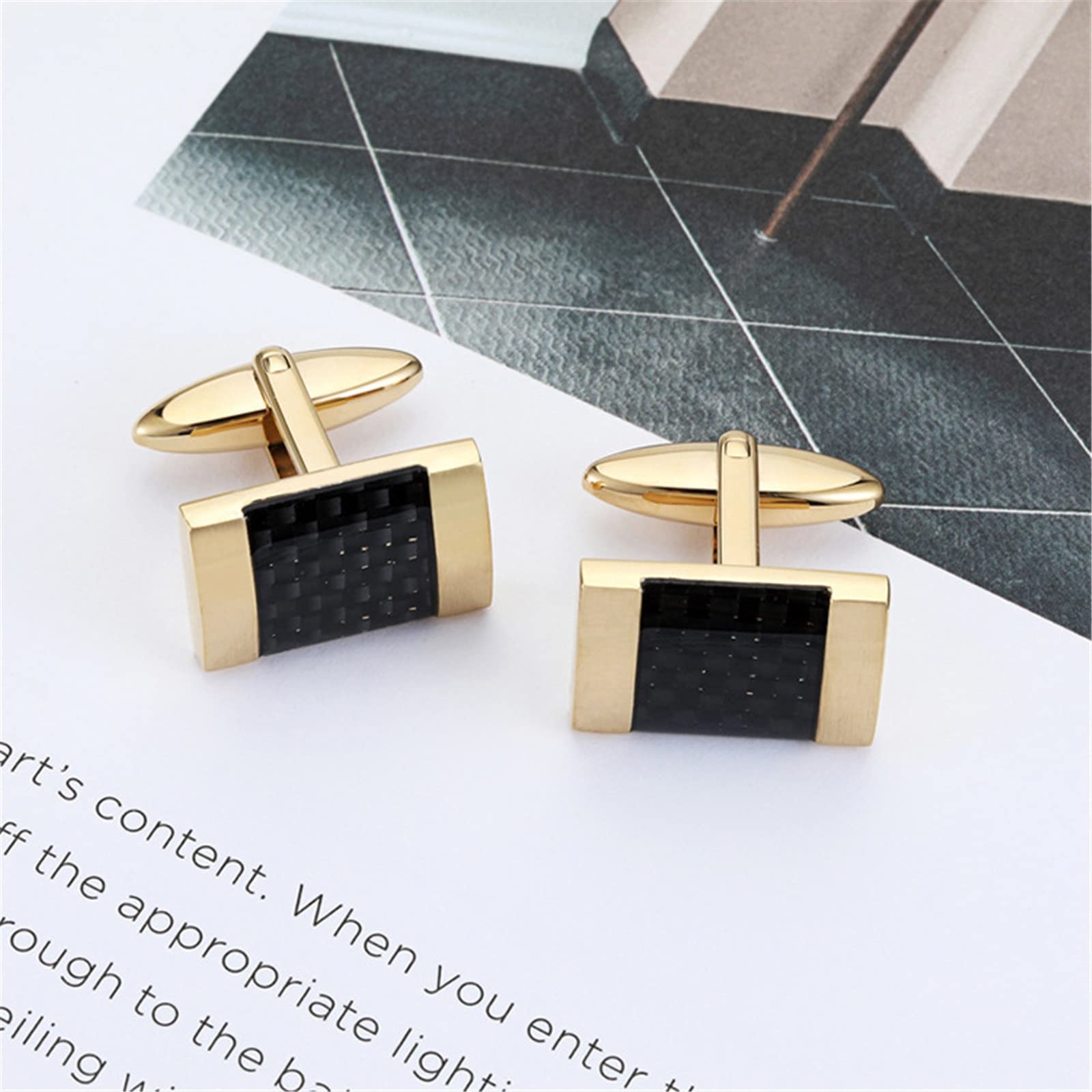 Gemelos para Hombre Golding Magflinks Gosninks de oro para Fiesta de Boda de Negocios