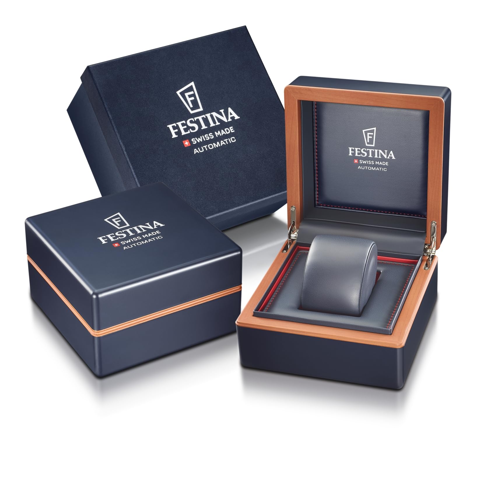 Festina Swiss Made Uhr Automatik Herren aus Edelstahl 316l