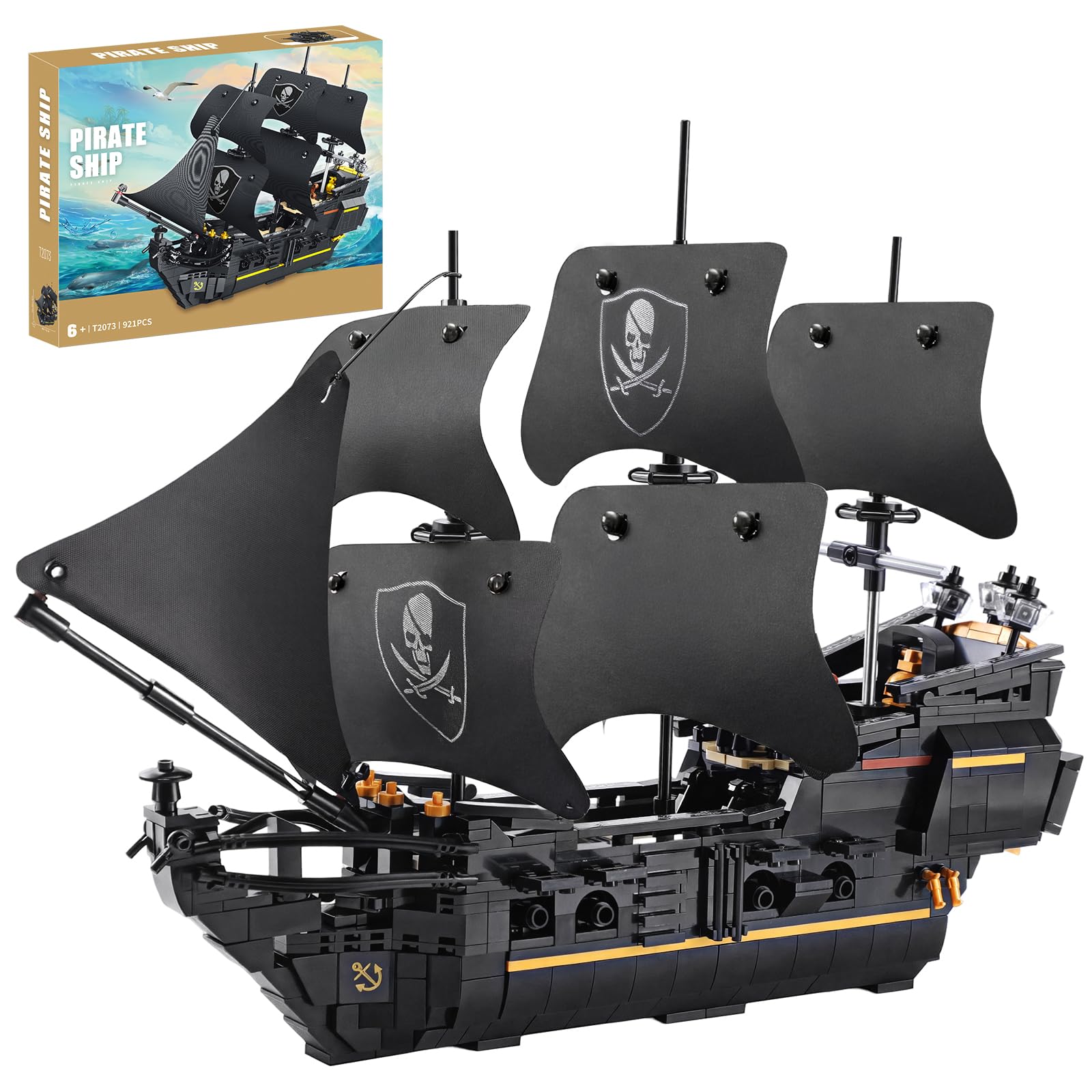 Pirate Ship Building Block Sets