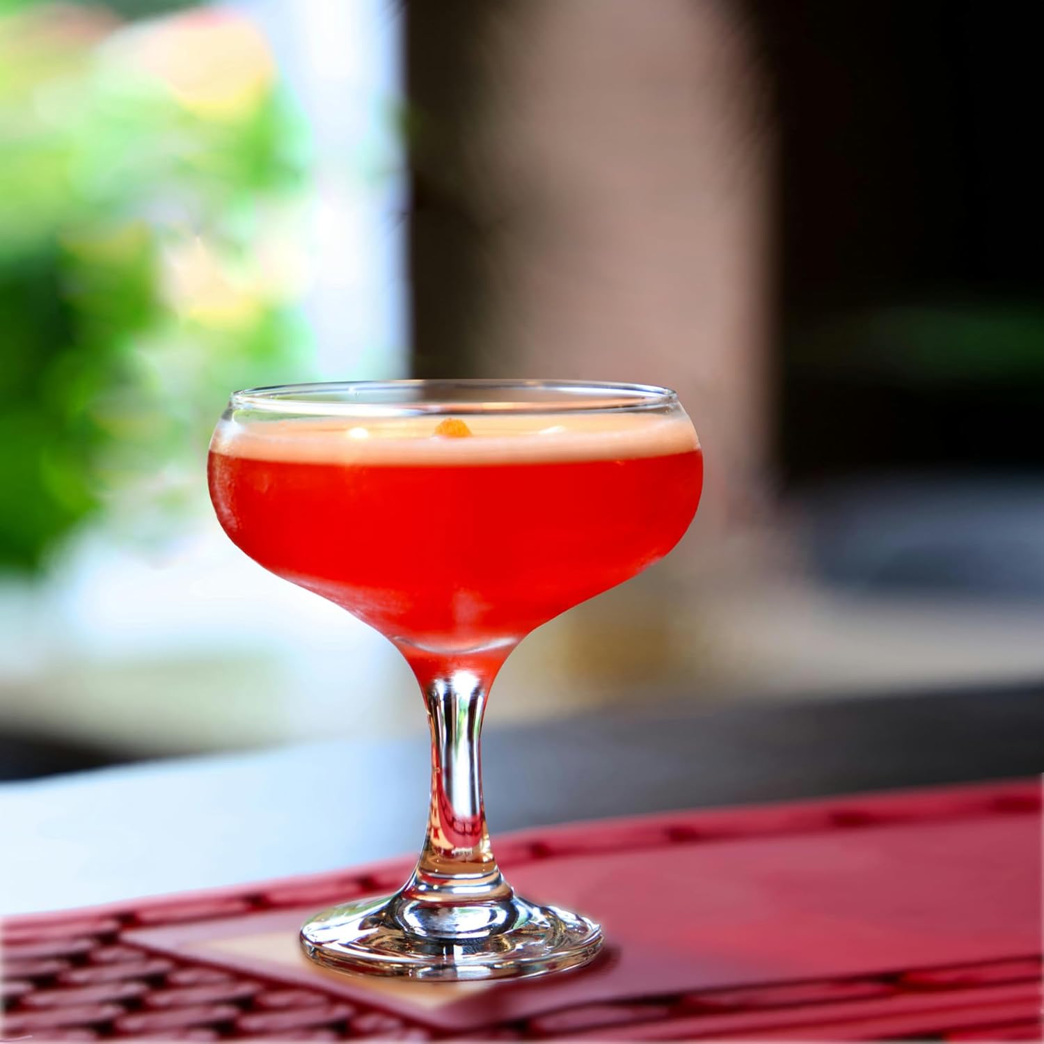 Small Martini Glasses - Coupe Glasses Set of 6 - Clear 5 Ounce Stemmed Cocktail Glasses for Martini, Vodka - Image 5