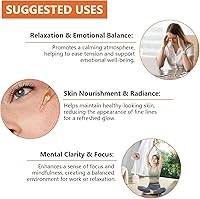 Vista 8 de Aceite esencial de incienso de alta calidad, 100% puro y natural, 2.1 onzas líquidas para la piel, arrugas, cicatrices, cuidado de la cara