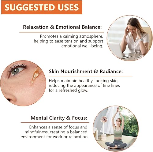 Miniatura 8 de Aceite esencial de incienso de alta calidad, 100% puro y natural, 2.1 onzas líquidas para la piel, arrugas, cicatrices, cuidado de la cara y el