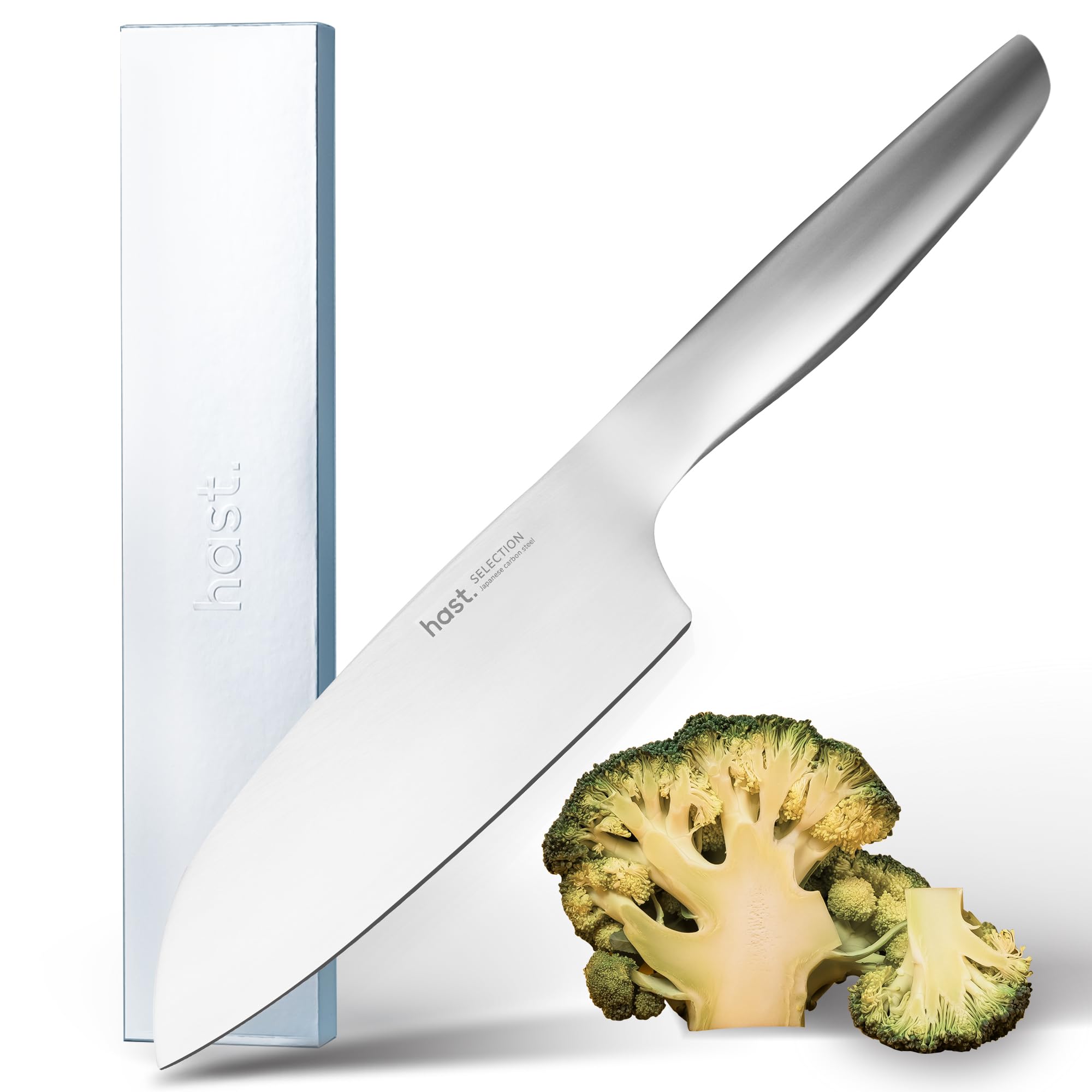 HAST 6.3-inch Santoku Knife, Ultra-Sharp, Premium Japanese Carbon Steel, Lightweight, Ergonomic & Award-Winning Design