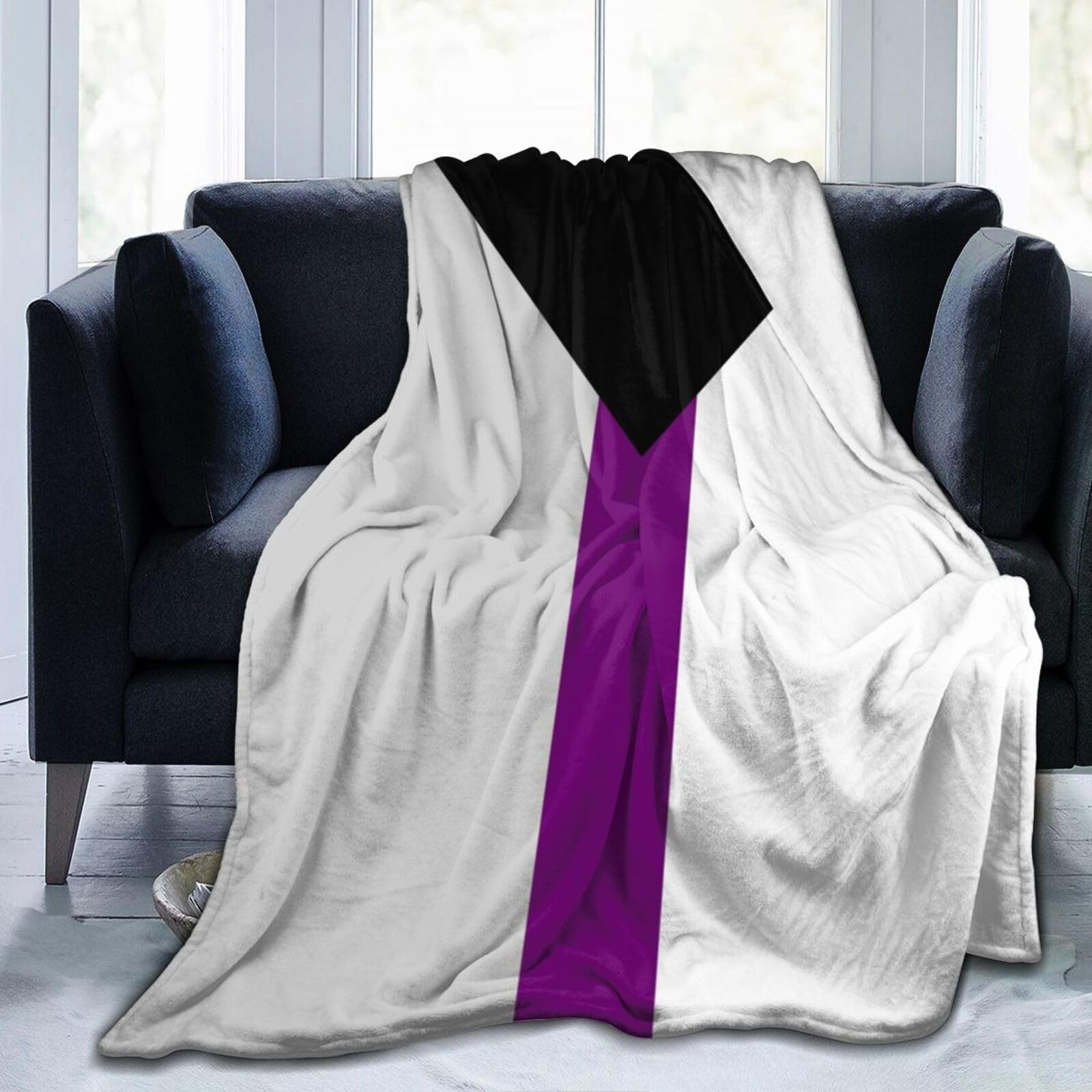Socira Coperta In Pile Di Flanella 203x152 Cm – Morbida E Calda Per Divano, Letto E Esterno – Regalo Reversibile Per Ogni Occasione - 3