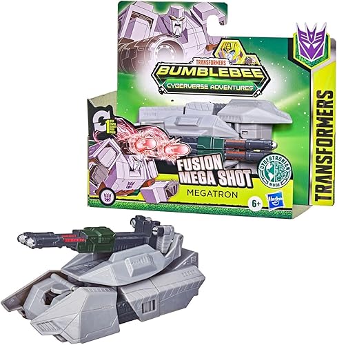 Miniatura 3 de Hasbro Transformers Bumblebee Cyberverse Adventures: Fusion Mega Shot - Megatron (E7075)