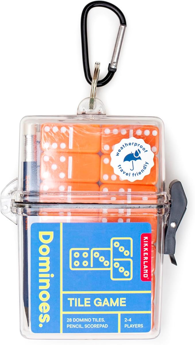 Kikkerland Dominoes Travel Game