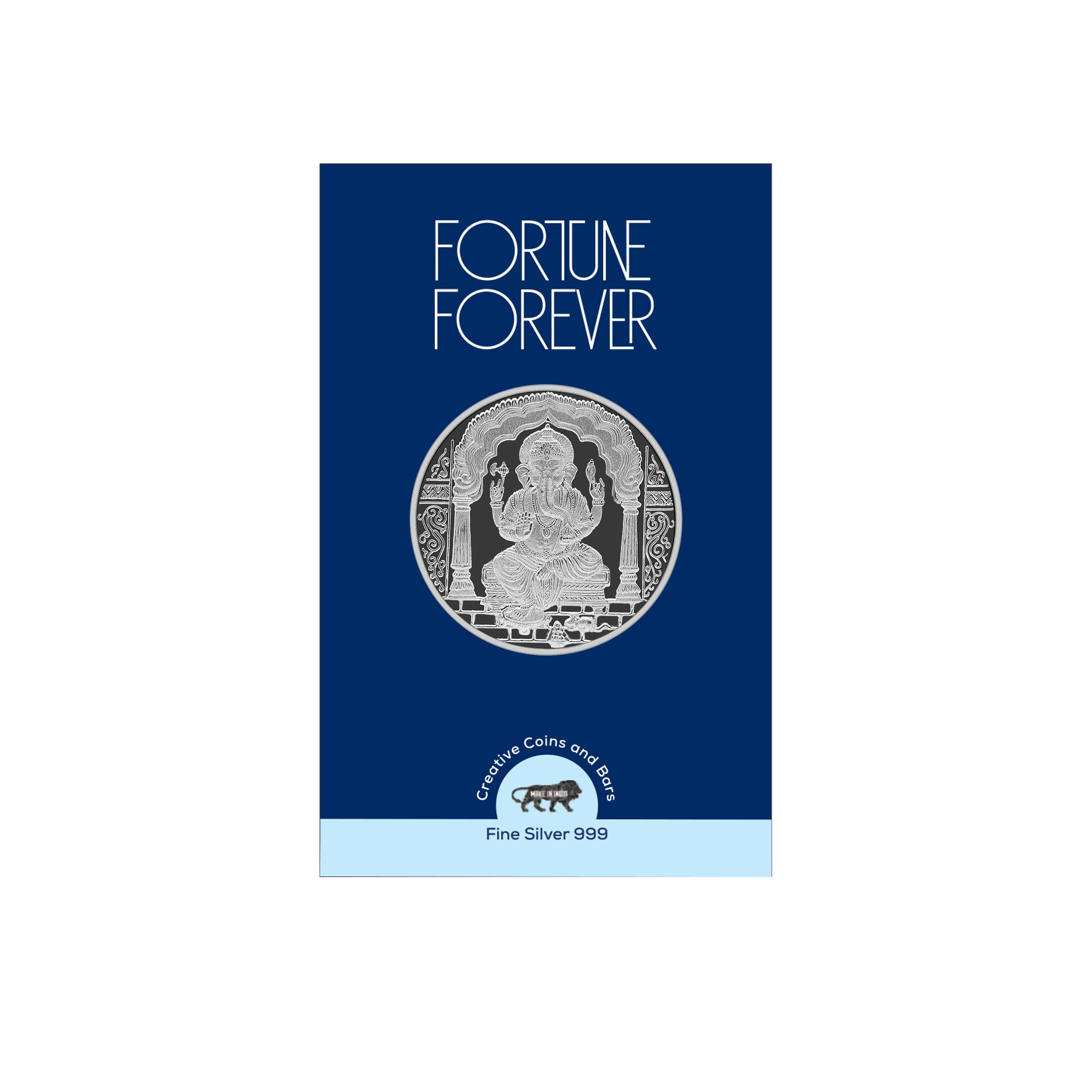 FORTUNE FOREVER Pure Silver Ganpati/Ganesh Ji Coin/Sikka for Diwali|Dhanteras with Blister Card for Gifting & Religious Use (999 Purity)(10 Grams) (B0BZ8K66YK) Amazon Price History, Amazon Price Tracker