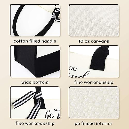 Miniatura 4 de Cunno Bolsa de lona de regalo para compañeras de trabajo para mujeres, regalo de agradecimiento a los empleados, regalo de agradecimiento para