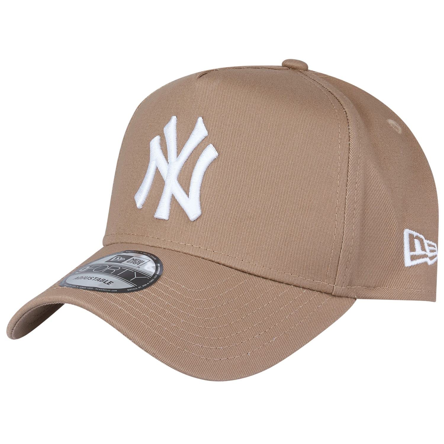New Era Unisex Khaki/White 9Forty Snapback Trucker Cap - New York Yankees