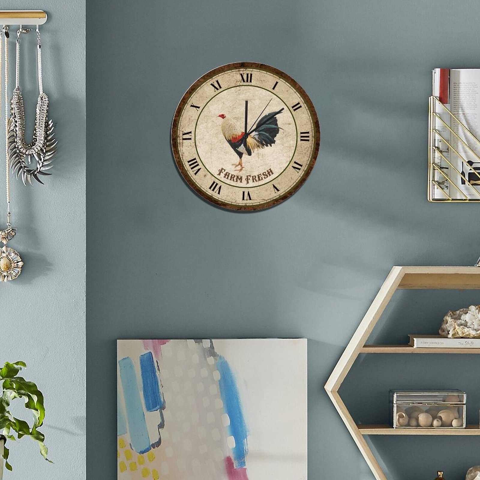 COMTEX Salon, cuisine, chambre à coucher, horloge simple de style