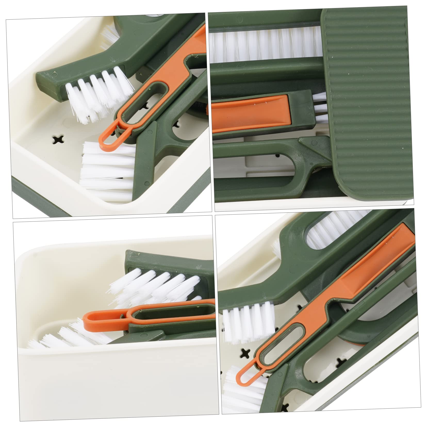 Set Spazzole Per Pulizia Fessure Finestre Angolo Controsoffitto Strumento Pulizia Spazio Piccolo Delle Fessure Delle Porte E Cassetti