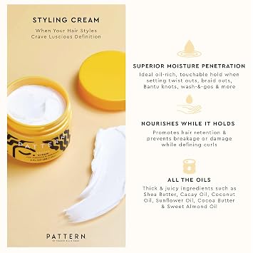 PATTERN Beauty by Tracee Ellis Ross Styling Cream 15 fl oz - Hold & Definition for Curly Hair 3b-4c