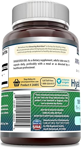 Miniatura 3 de Cápsulas de ácido hialurónico 00035 oz 120 cápsulas refuerza el tejido conectivp y las articulaciones para tener una piel sana y joven paquete de de