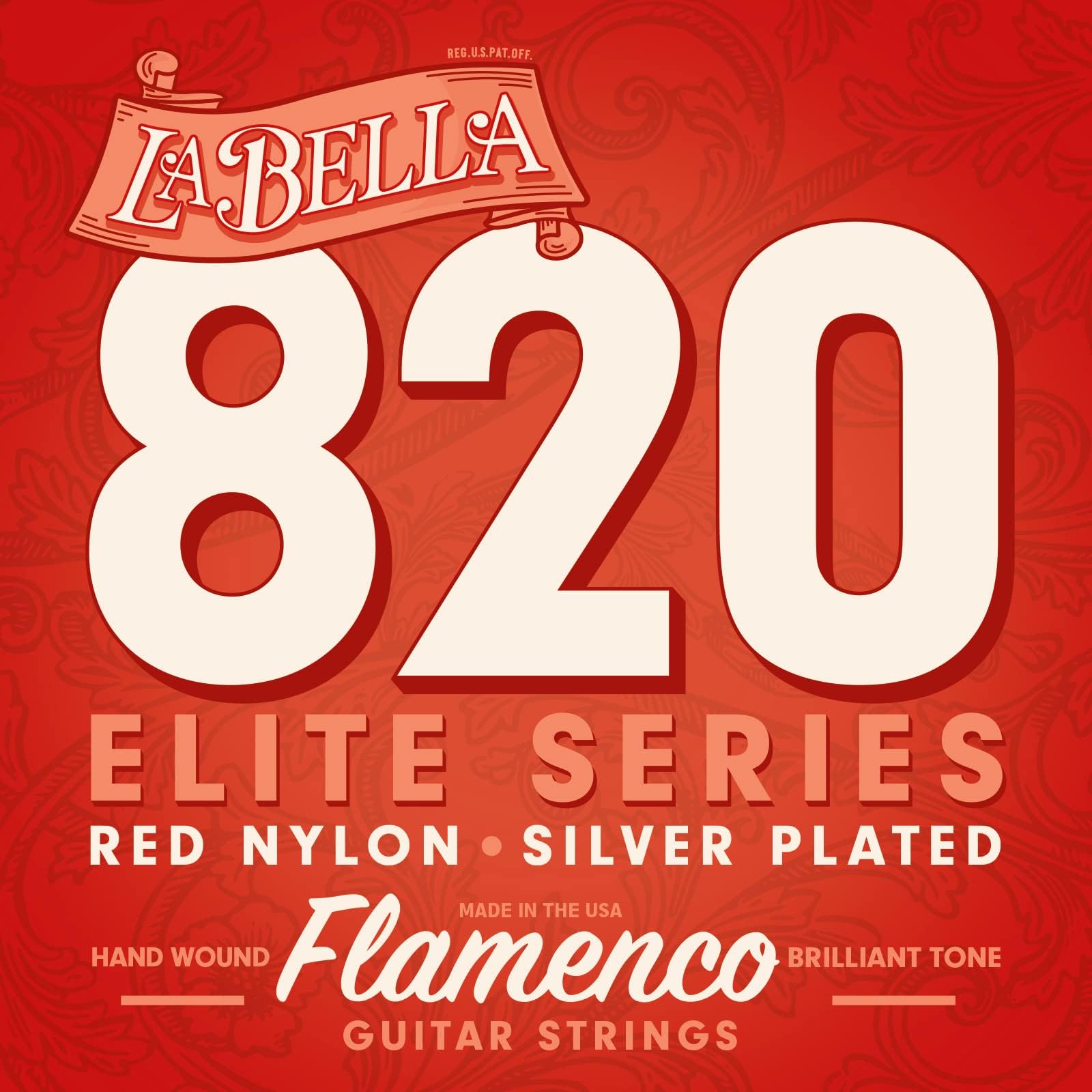 820 Flamenco/Red Nylon