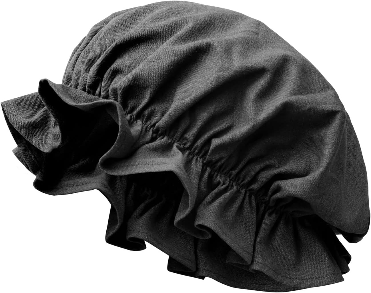 KUOIN Medieval Renaissance Hat Women Victorian Bonnet for Colonial Cosplay Costume Accessories Headwear