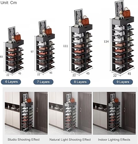 Miniatura 3 de Zapatero negro, zapatero para entrada, zapatero independiente, zapatero moderno, zapatero para armario, sala de estar, entrada, dormitorio, oficina,