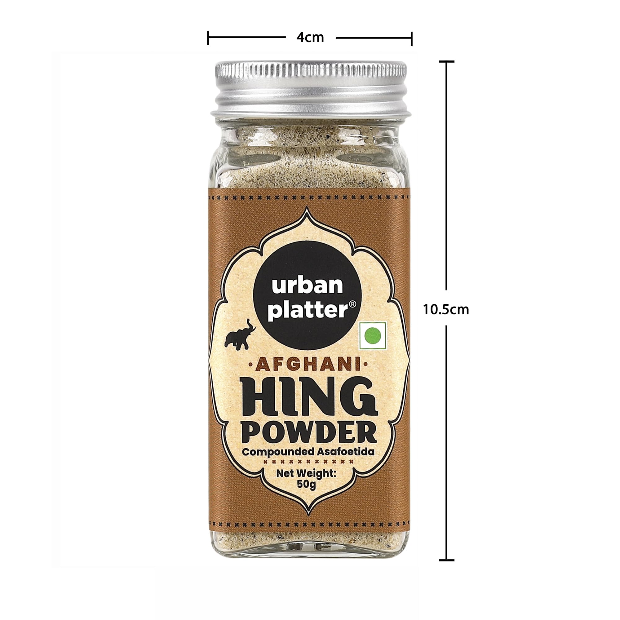Urban Platter Premium Hing Powder, 50g (Compounded Asafoetida Powder | Tempering Essential | Natural Digestive Aid | Perfect for Daily Cooking)