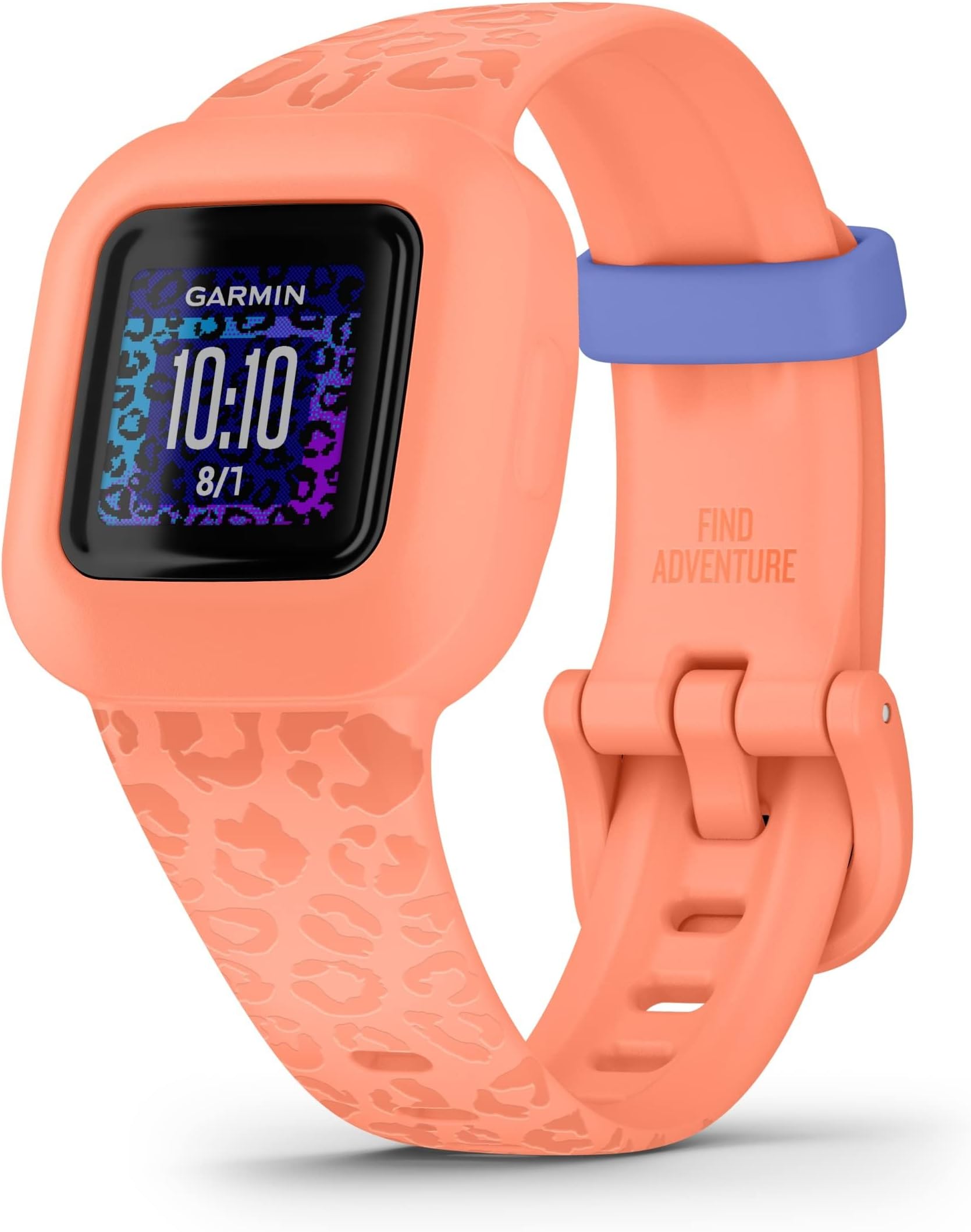 GARMIN VIVOFIT JR. 3, PEACH LEOPARD