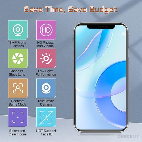 Miniatura 5 de para iPhone 11 Kit de reparación de repuesto de cámara frontal 12MP 6.1 ", iPhone11 parte del módulo de lente de cara estructurada Transmisor