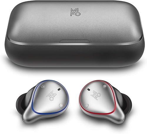 MIFO O5 Plus Gen 2 Versión actualizada 2022 auriculares inalámbricos Bluetooth 5.0 con funda de carga de 2600 mAh, auriculares inalámbricos de