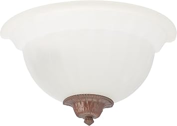 Designers Fountain Value Wall Sconce Light, 6.25 Inch Lighting Fixture for Bedroom, Bathroom and Entryway, Assorted Cap Finishes, 6021-AST