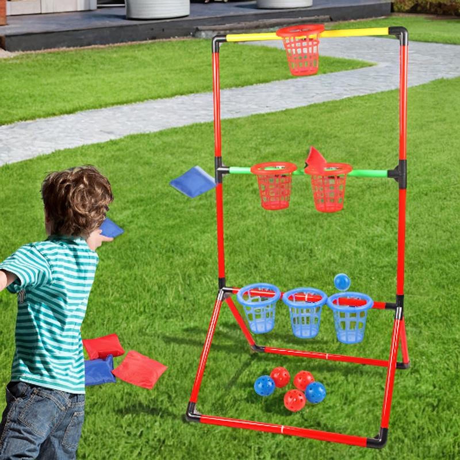 Juego de Cubos con Canasta, Juego para Fiestas en Interiores Y Exteriores, Ideal para Niños Y Niñas.