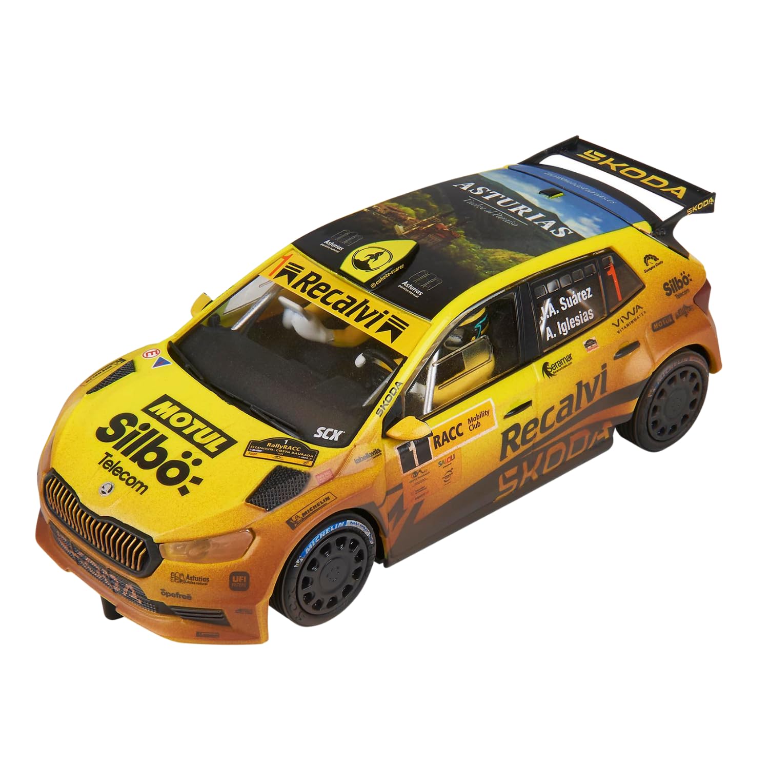 SCALEXTRIC - Vehículo de Carreras Classic - Coche Slot - Escala 1:32 (Skoda Fabia WRC2 - Pepe López) — view 10