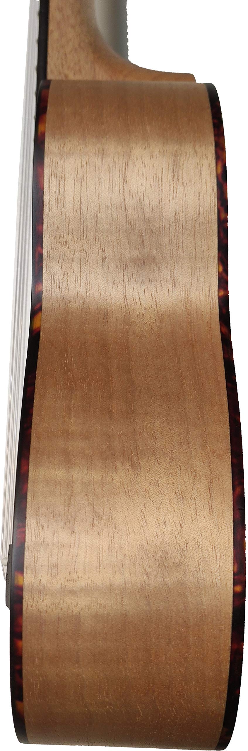 Ukulele Soprano 21" UKAM AM-HM10, modello Tigre Oguman, con accordatore a clip, capotasto speciale ukulele, custodia imbottita con cinghia, set di corde extra e plettri. Pacchetto completo avanzato.