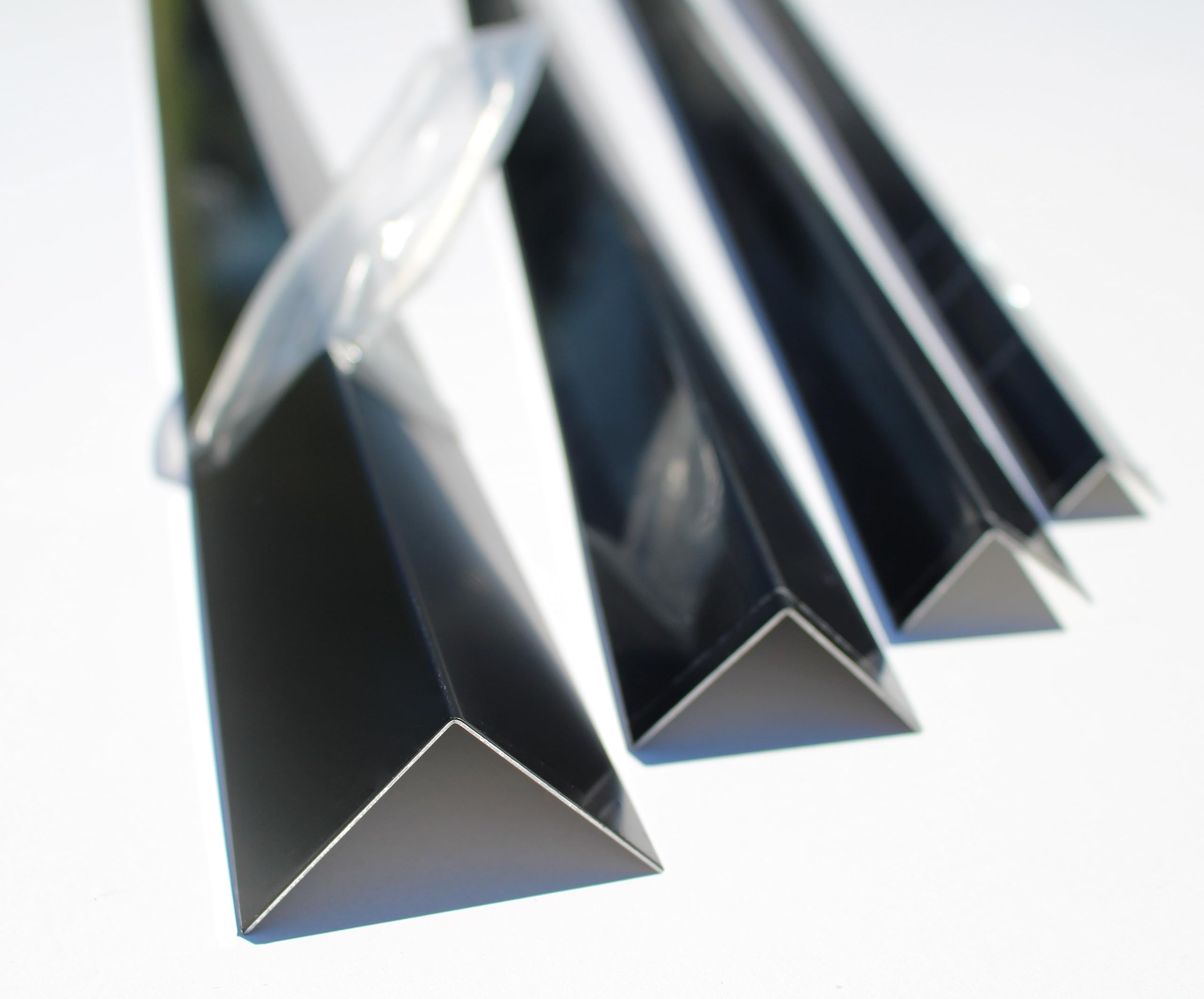 Aluminium hoekprofiel zwart - 50x50x2 mm - scherp geprijsd