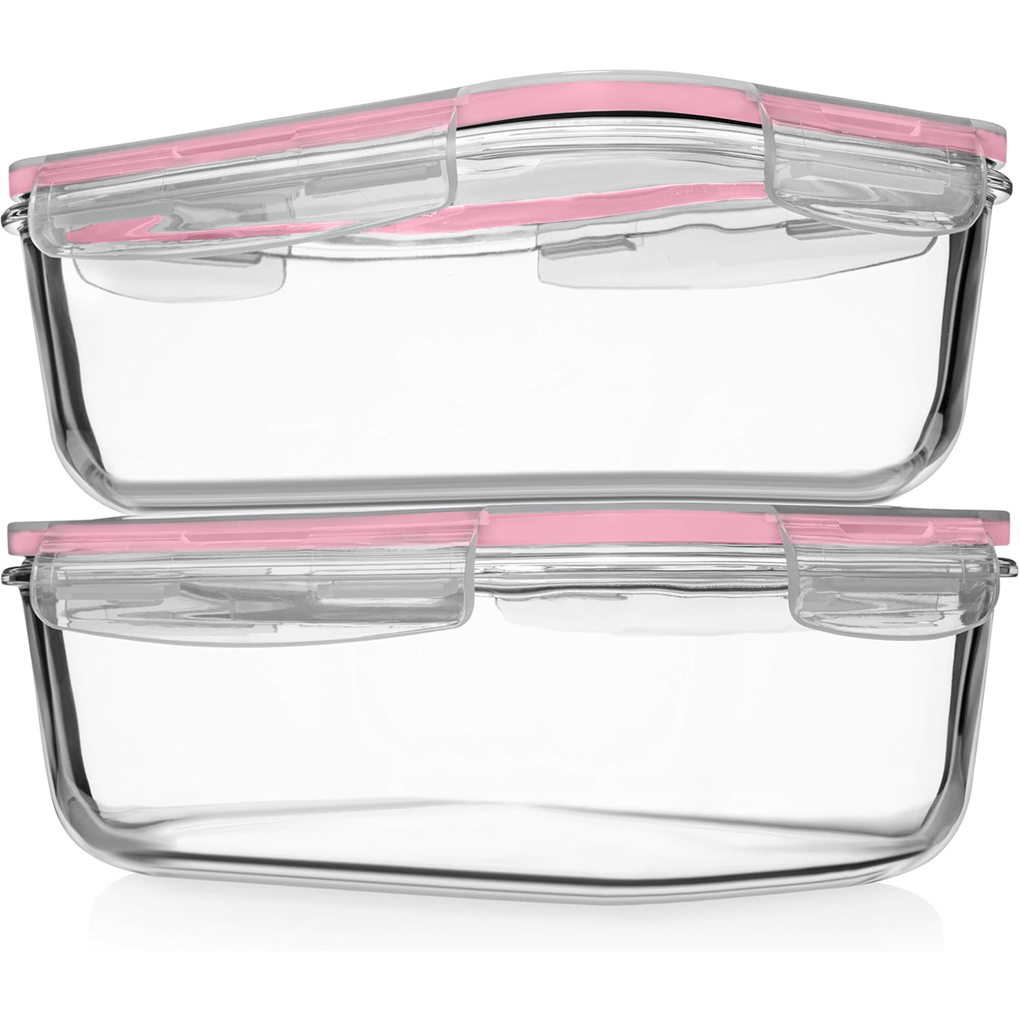 Amazon.com: Razab 4 PC 1860ml / 63 Oz / 8 Cups Large Glass Food