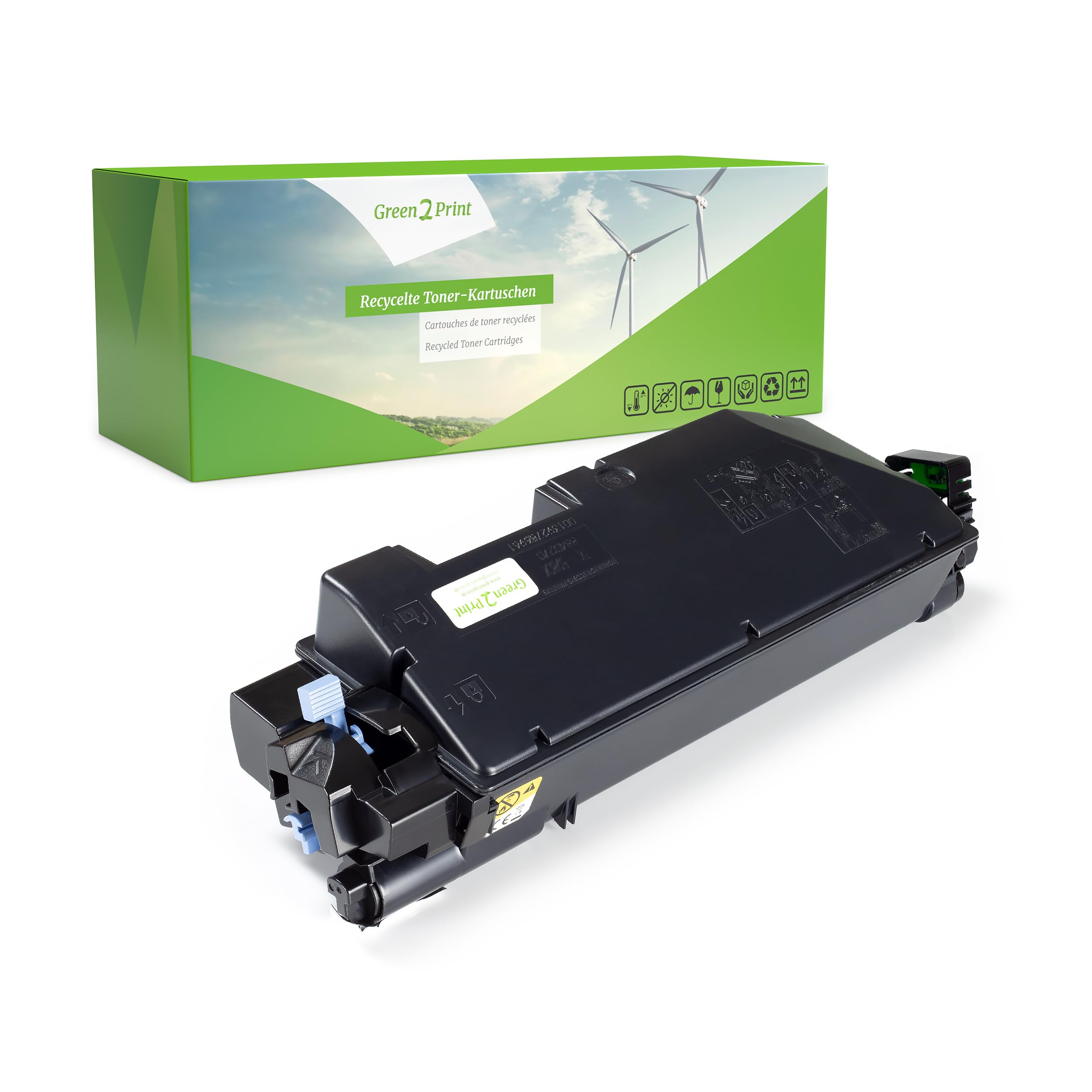 Print-Klex Kompatible Tonerkartusche Für Kyocera TK-5140C Cyan – 5.000 Seiten, Office Pro Serie