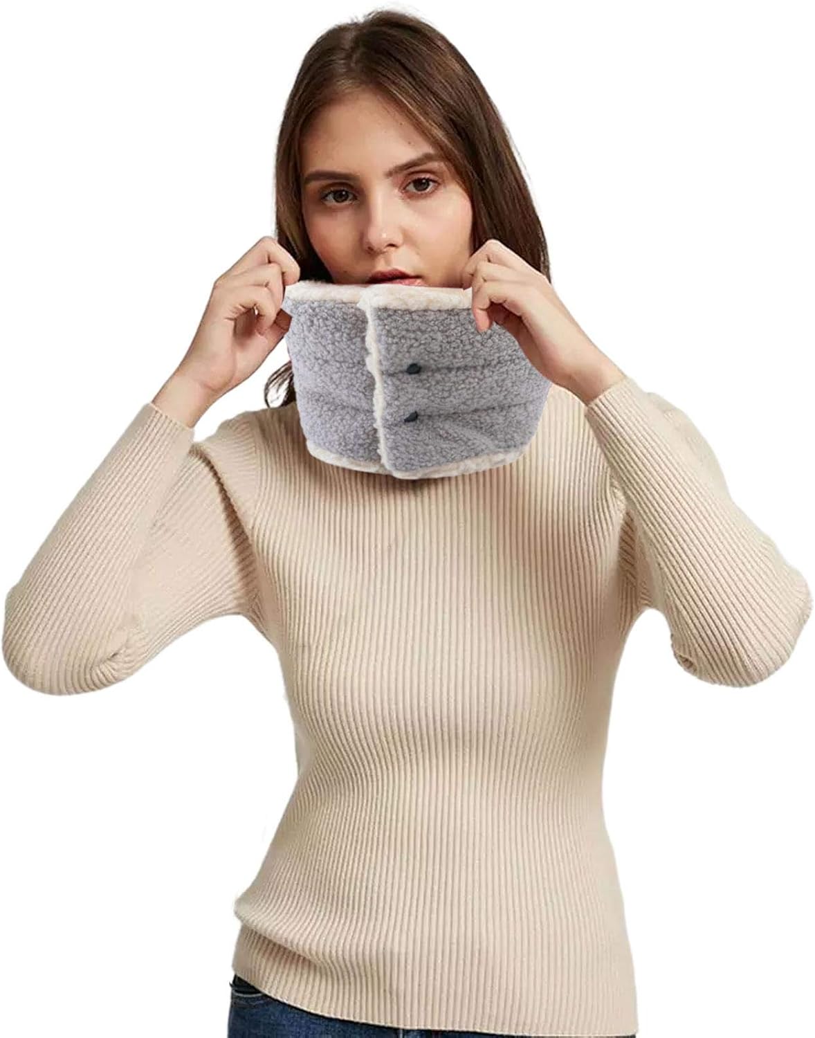 ネックウォーマー メンズ レディース ふわふわ 柔らかい 暖かい 保温 防風 防寒 対策 首巻き おしゃれ ネック ゲーター スポーツ 通勤 通学 自転車 バイク アウトドア スキー スノボー