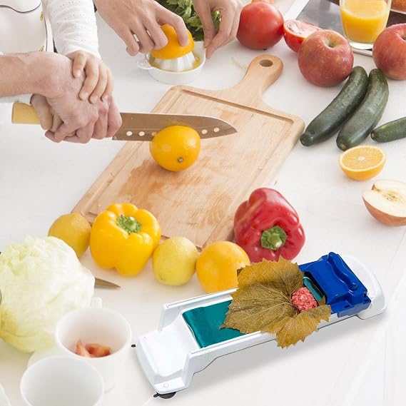 Vegetable Meat Roller, Grape Leaves Rolling Machine, Yaprak Sarma Maker Stuffed Quick Meat Rolling Tools Cabbage Meat Rolling Machine for Kitchen Picnic Beginners Kids
