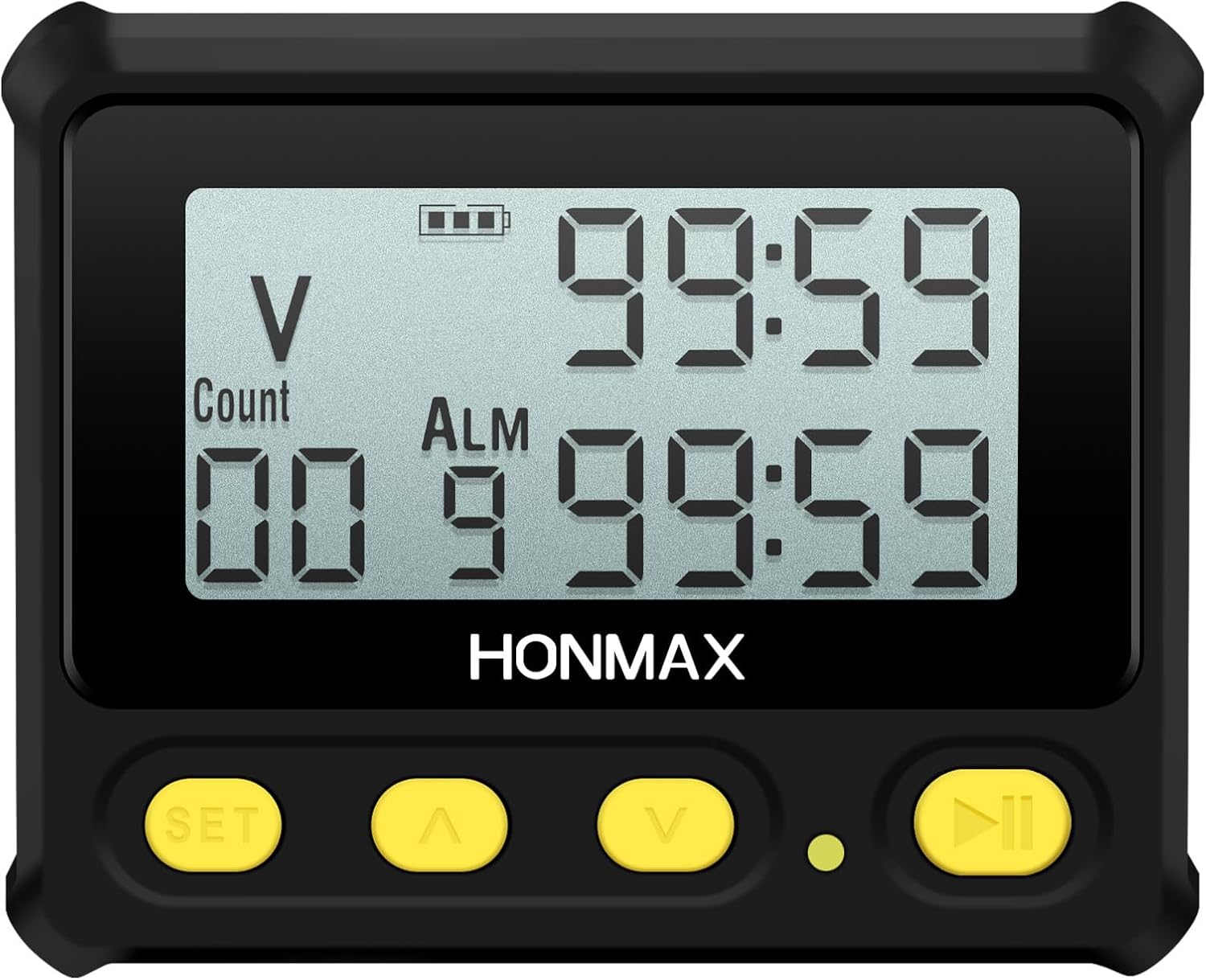 8200 Interval Timer and Stopwatch, Backlight, USB-C Charged, Clock
