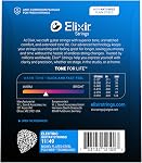 Elixir Strings, Electric Guitar Strings, Nickel Plated Steel with POLYWEB Technology, Longest-Lasting Warm Tone with Comfortable Feel, 6 String Set, Medium 11-49