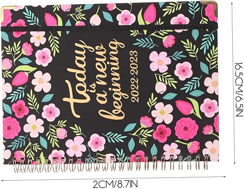 Miniatura 9 de MAGICLULU 3pcs Planner Office Notebooks Daily Goals Notebook Writing Pads English Agenda Notebook Appointment Book 2023 Notes Taker 2022 Calendar