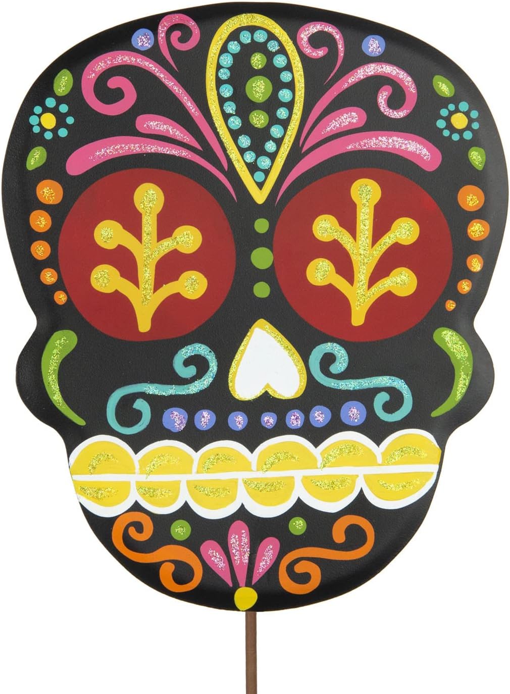 The Round Top Collection - Black Sugar Skull - Metal