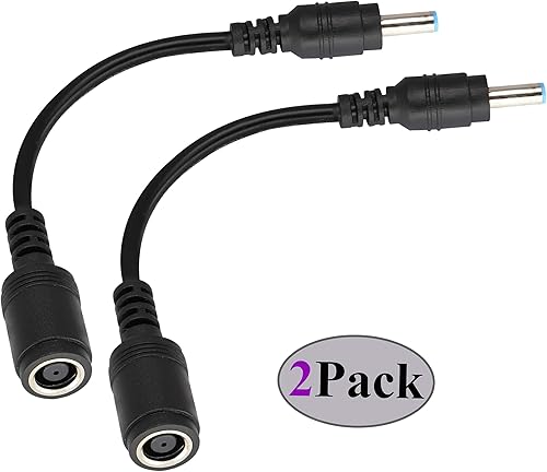 Miniatura 3 de Tip - Cable adaptador de corriente para laptop, CC de 0.291 in x 0.197 in, hembra a 0.177 in x 0.118 in, conector de carga macho, cable convertidor