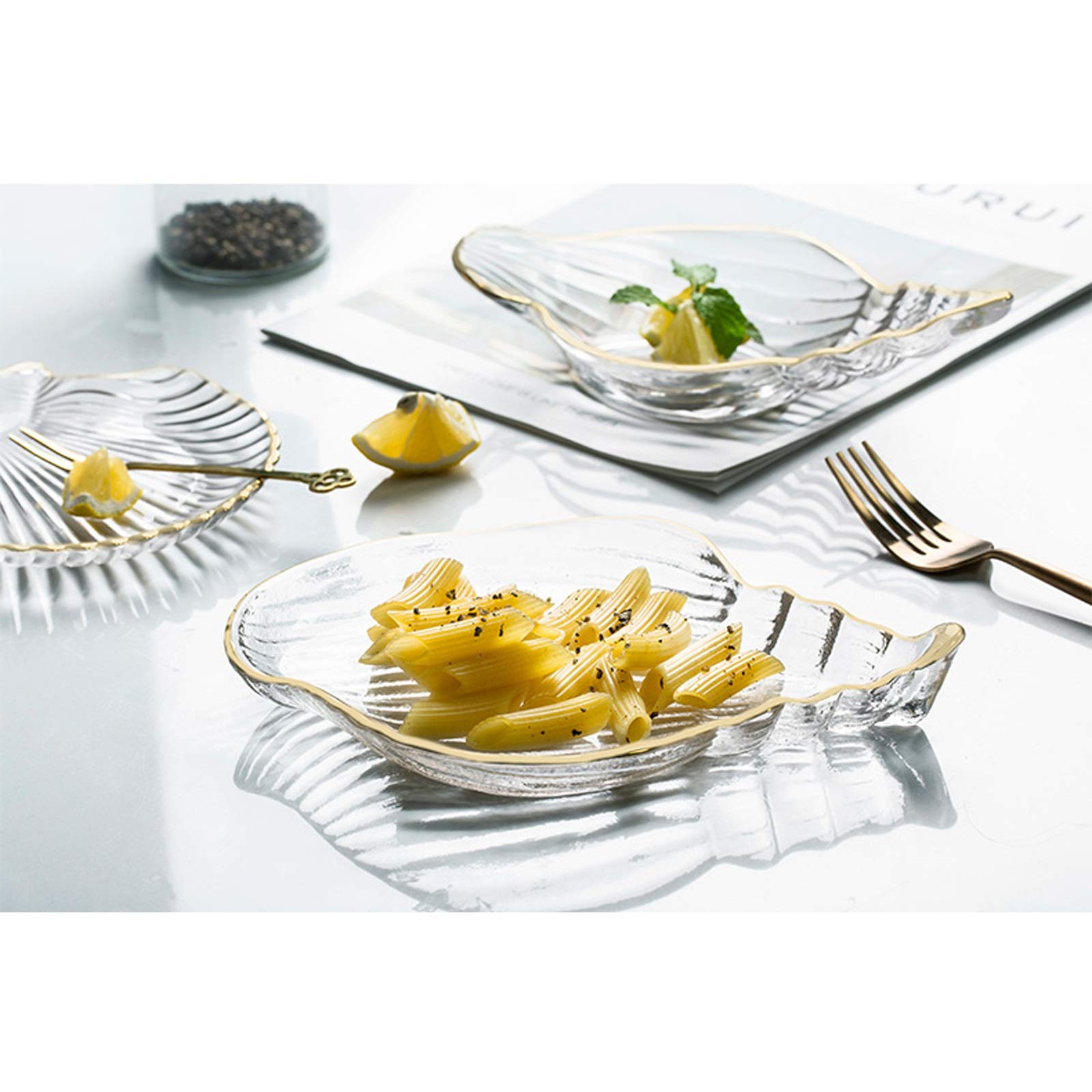 Dip-Schalen, Sojasauce-Dip-Schalen, 4er-Set, Dip-Saucen-Schalen/Gerichte für Tomatensauce, Soja, Grillen und andere Party-Abendessen, durchsichtiges, stapelbares Glas, Küchenvorbereitungs-Vorspeisent