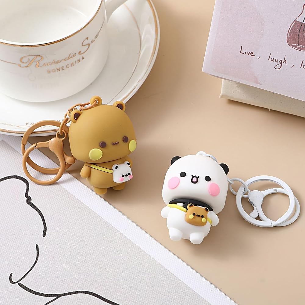 Amazon.com: Zzunkn Bubu Dudu Cute Keychains, 2PCS Kawaii Cartoon