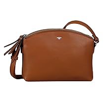 TOM TAILOR Roma, Borsa a tracolla Donna, Marrone (Cognac), 25×7,5×17