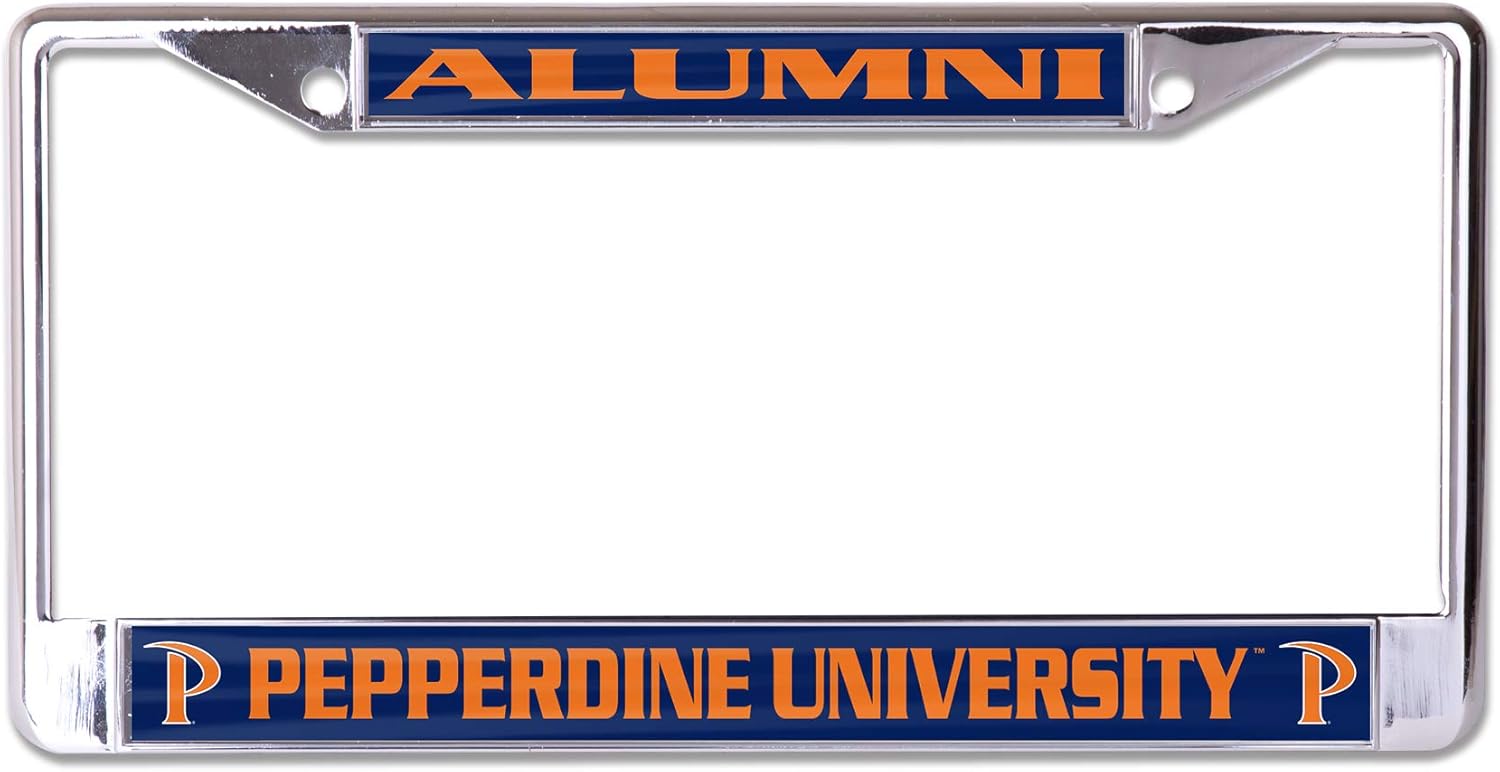 Pepperdine University Alumni Metal License Plate Frame