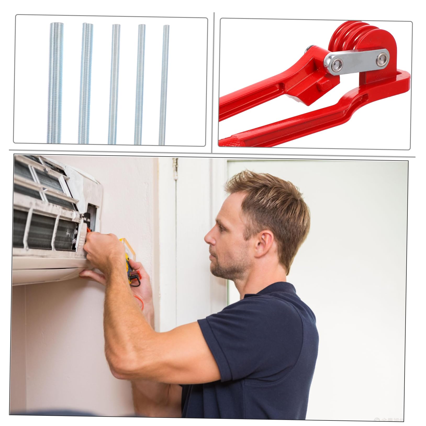 Housoutil Kit Piegatura Per Tubi Strumento Piegatura Adatto Tubi Da Misuratore Gradi Da Gradi Per Rame Alluminio e Acciaio