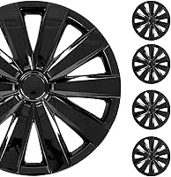 Vista 15 de OMAC - Juego de 4 tapas de cubo ABS gris plateado de 16 pulgadas, tapas para Rines 16, fundas de rueda premium de 16 pulgadas, juego de fundas