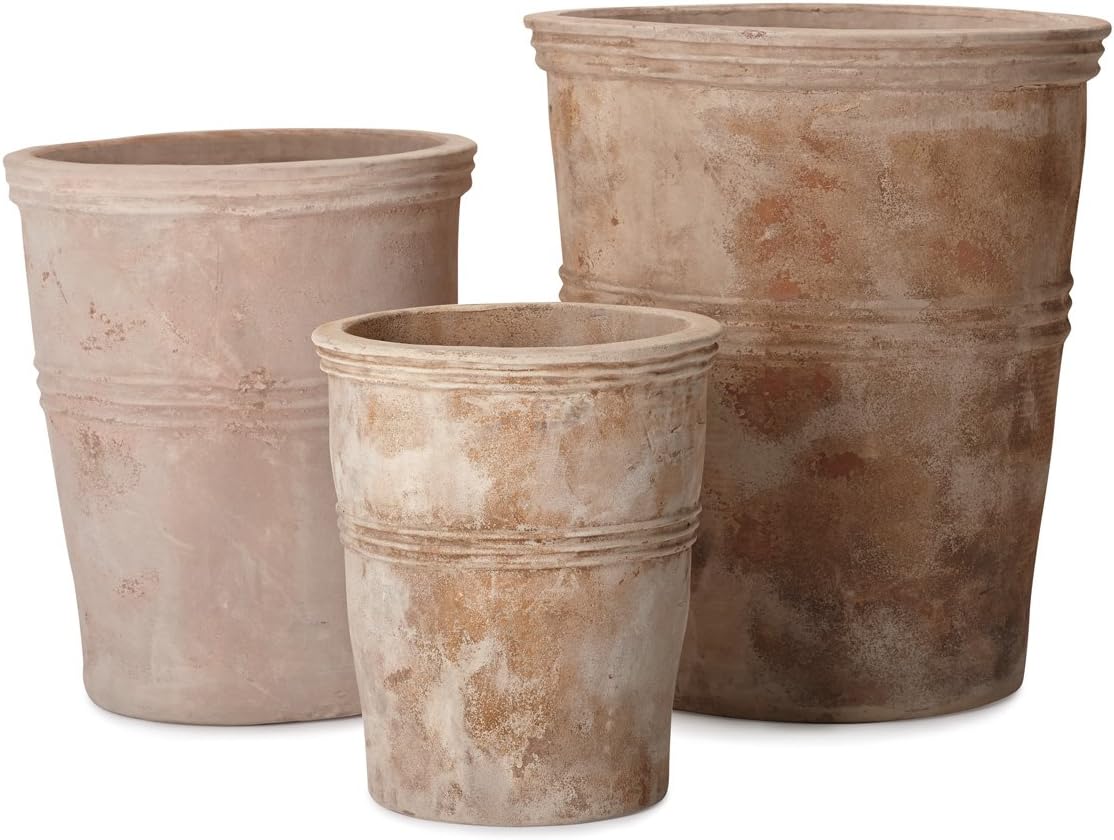 519】リメイク鉢☆デコパージュ鉢三河焼素焼き植木鉢4.5号鉢 底穴