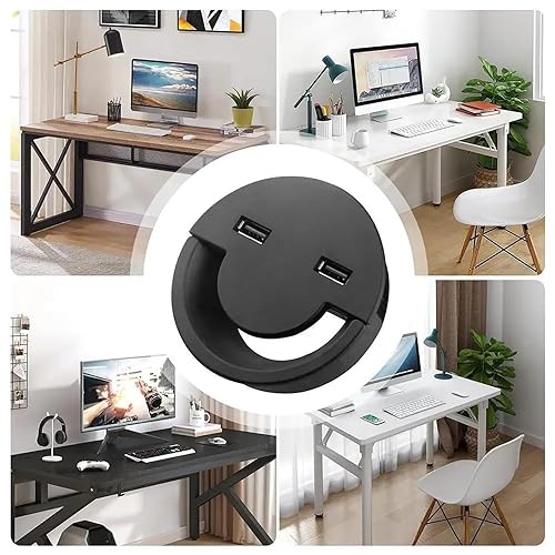 Miniatura 2 de Desk Cable Organization Laptop Cord Organization Desktop Accessories Charging Holder Cord Round Charging Cord Management