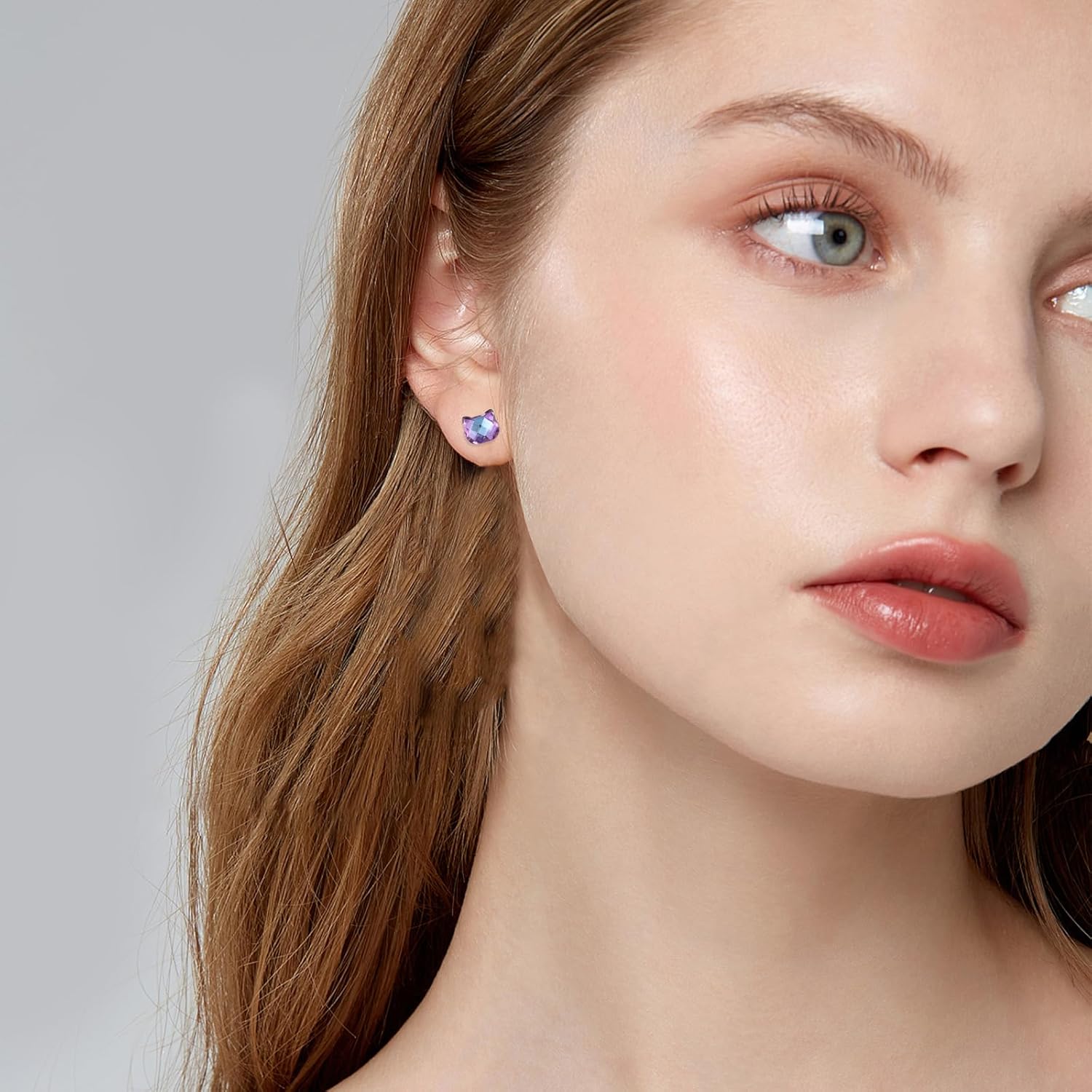 925 Sterling Silver Stud Earrings Sunflower/Flower/Sun Moon Star/Heart/Mushroom/Celtic Knot/Santa Claus Crystal/Opal/Moonstone/Pearl Earrings Irish Jewelry Gifts for Birthday Christmas - Image 5