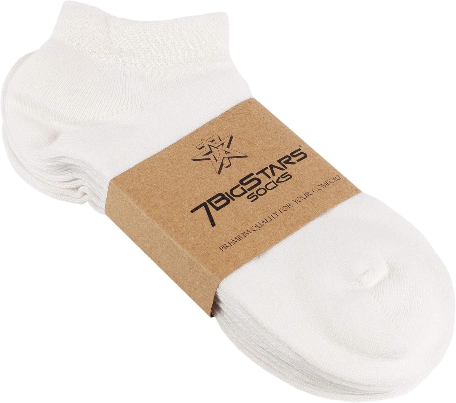 7BigStars Men Viscose From Bamboo Ankle Socks, 6 Pairs Soft Thin Seamless Low Cut, Breathable Lightweight Daily Comfort - Image 3