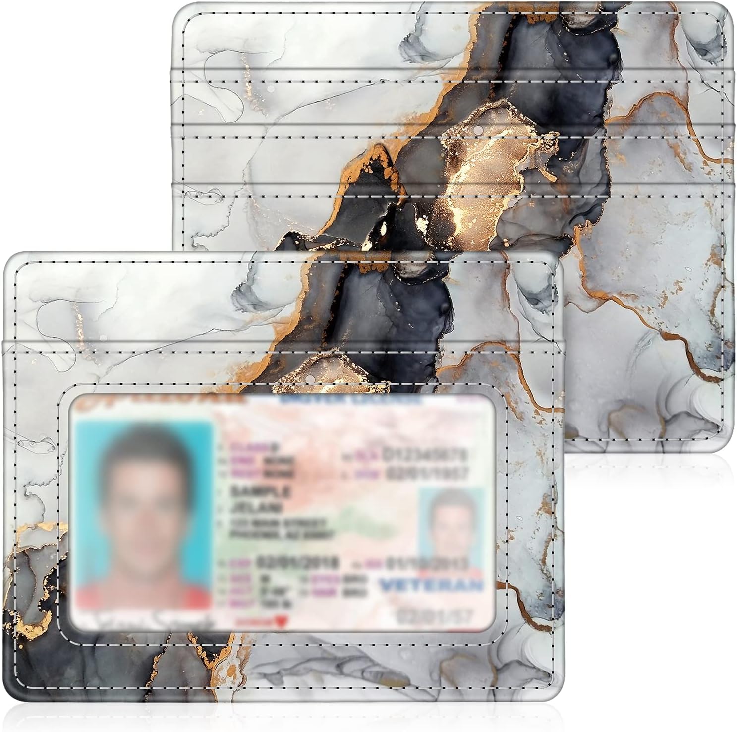 Fintie Slim Minimalist Front Pocket Wallet, RFID Blocking Credit Card Holder Card Cases with ID Window for Men Women